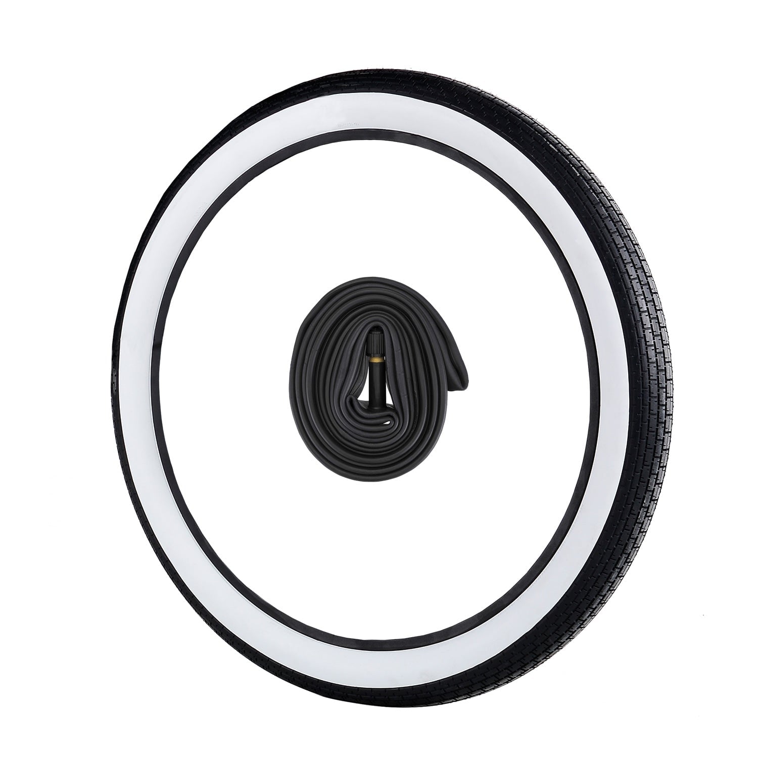 Innova Vintage Cruiser eBike Fat Tires (1PCS) - 26" x 3" & Valve Tube