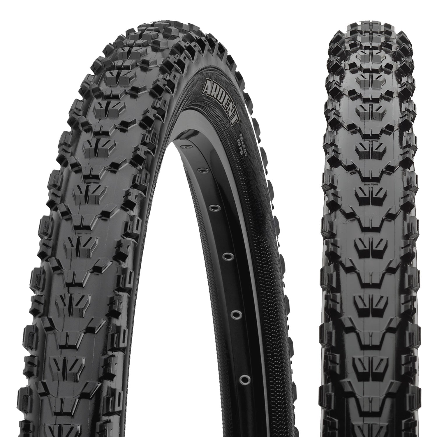 1-Pack 27.5” Maxxis Ardent Tire for Mountain Bikes & Electric Bikes with Inner Tube (1) 60 TPI, 27.5" x 2.25", Total of 1