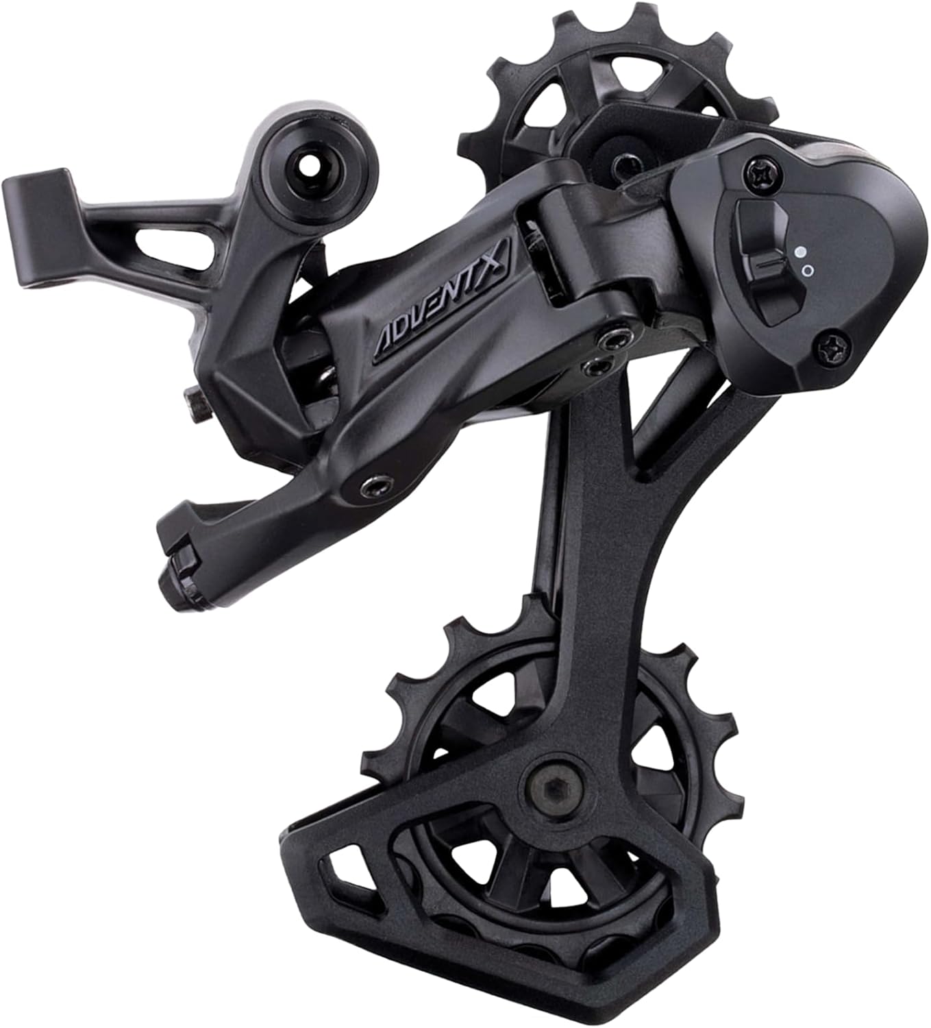 Microshift AdventX 10sp Rear Derailleur with Clutch Groupset, Right-Hand Shifter, Black