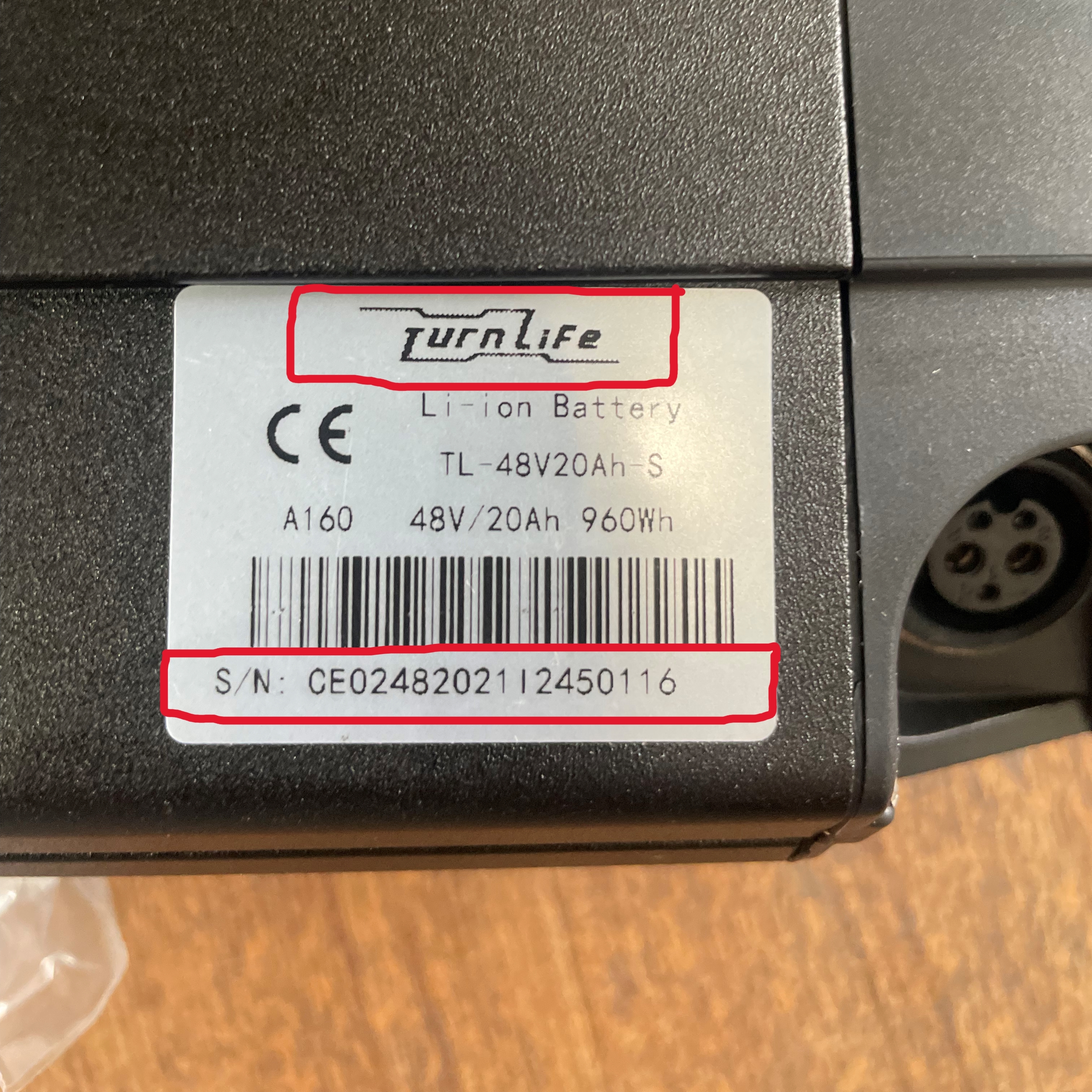 Surface 604 battery serial number location